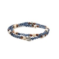 Bracelet Antracite Twist in Semiprecious stones TW11 MOBY - TW11 MOBY